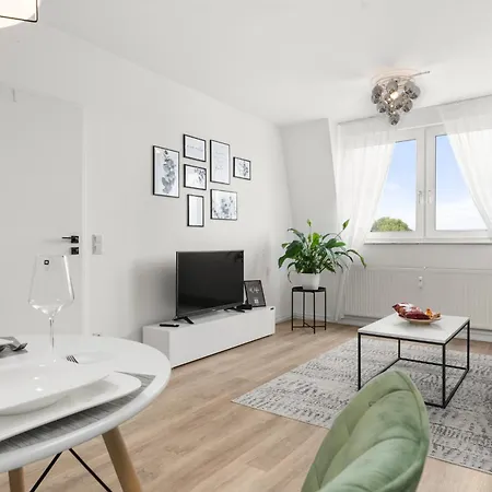 Apartmán Luniq - Eden 1 Uerdingen - Zentrale Lage - Klima - 15 Min Zur Messe & Flughafen Duesseldorf - 4 Gaeste