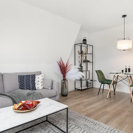 Luniq - Eden 1 Uerdingen - Zentrale Lage - Klima - 15 Min Zur Messe & Flughafen Duesseldorf - 4 Gaeste Apartmán Krefeld
