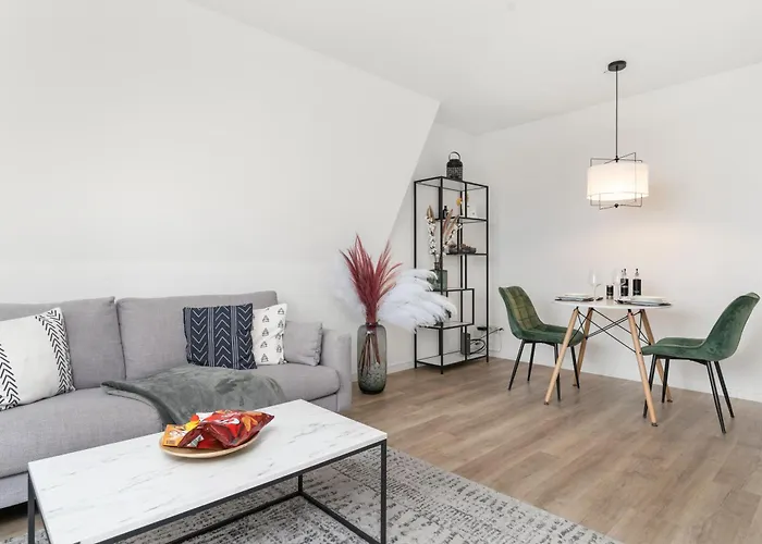 Design In Rheinnähe I Netflix I Küche Apartment Krefeld